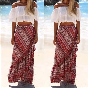 Boho gypsy skirt
